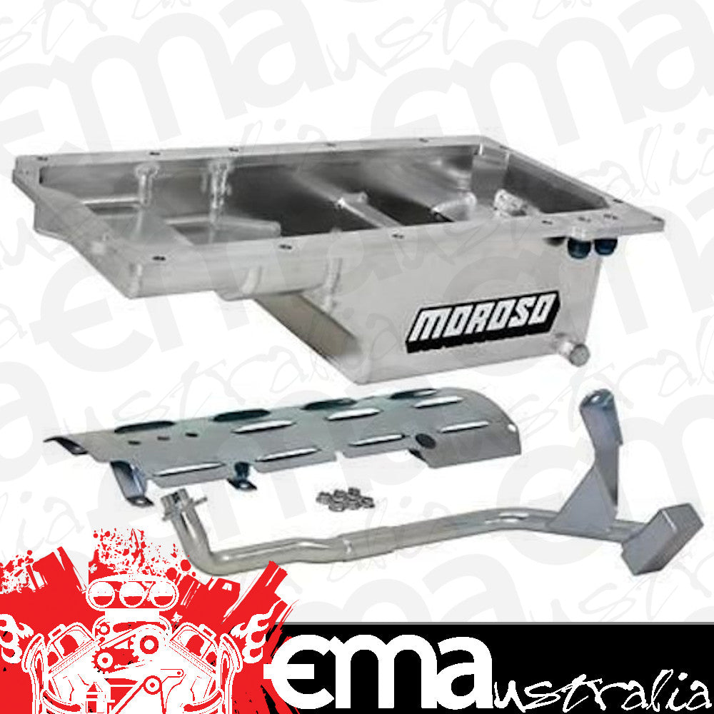 Moroso MO21150 Chev 350 SB LS1 Ls6 Street/Strip Oil Pan 6" Deep w/ Pickup & Tray