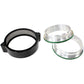 Aeroflow AF25-5000BLK 5" Billet Intercooler Quick Connect Clamp Black Finish