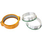 Aeroflow AF25-5000G 5" Billet Intercooler Quick Connect Clamp Gold Finish