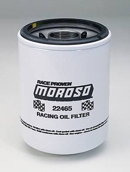 Moroso MO22465 Universal Race Oil Filter 1-1/2 In.-12 UNF Thread 6.250" High