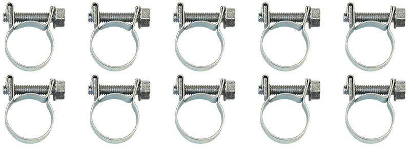 Aeroflow Performance Products AF26-0911 9-11mm Efi Hose Clamp - 1/4" (10 Pack)