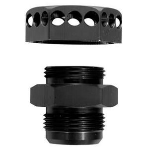 Moroso MO22634 Fitting Vacuum Pump Straight Male -16 An Threads Aluminium Blue (each)