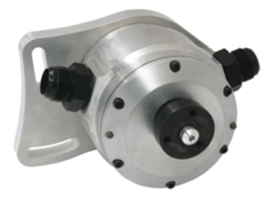 Moroso MO22644 Enhanced Design 4-Vane Racing Vacuum Pump (-12An Fitting, Natural Aluminium Finish)