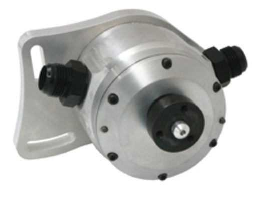 Moroso MO22644 Enhanced Design 4-Vane Racing Vacuum Pump (-12An Fitting, Natural Aluminium Finish)