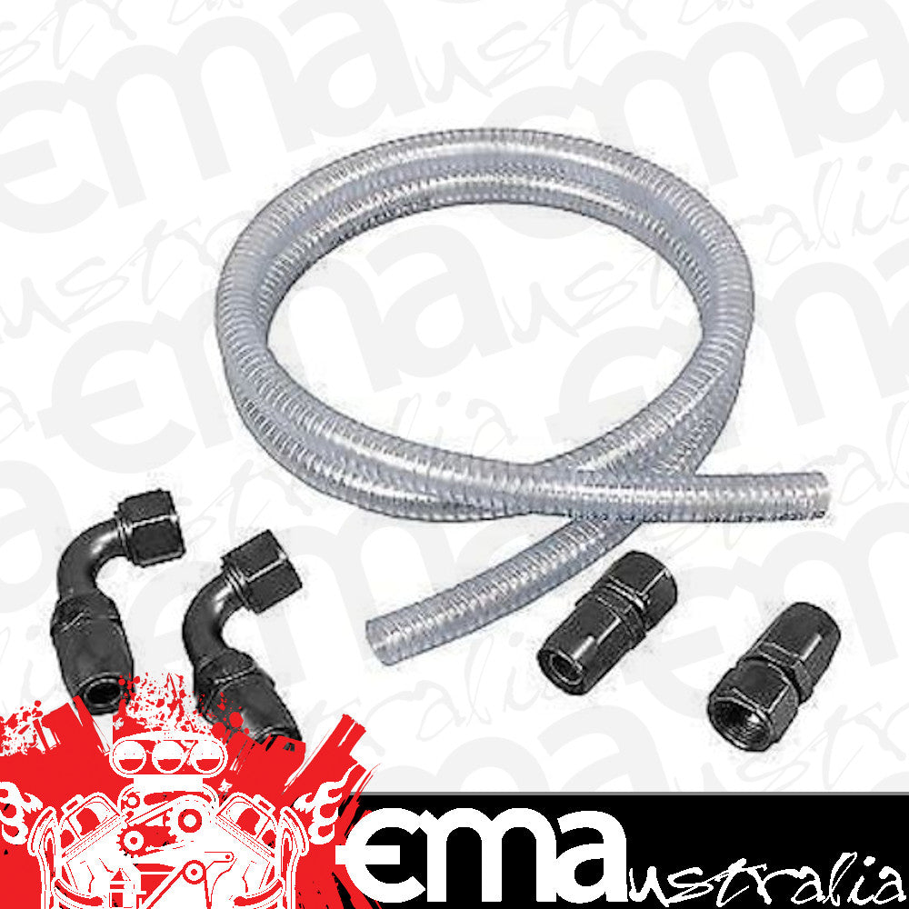 Moroso MO22649 Vacuum Pump Line Kit Mor22649, 6Ft Hose 2X 90Ç??Ç?Ç©ƒ????¶ôÇæ -12An, 2X Straight -12An