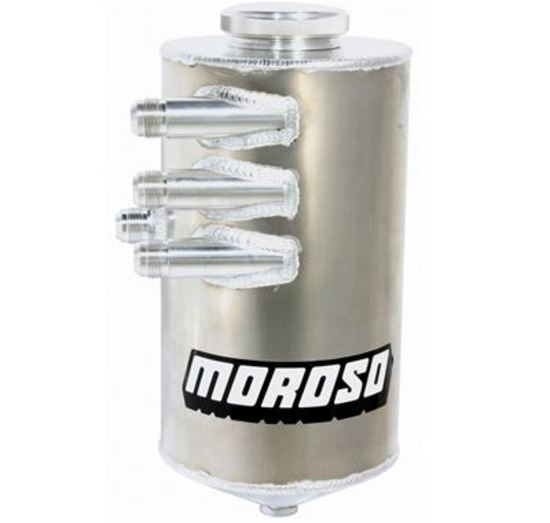 Moroso MO22688 Dry Sump Oil Tank; Three -12An Inlets; 15 In.; 6 Quart; Oil Tanks without Integral Breathers and Number 12 Breather Fitting Use w/Pn[85