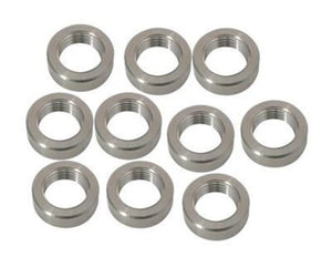Moroso MO22733 Fitting Oxygen Sensor Bung Stainless Steel Weld-In Female 18Mm X 1.5 Thread (set of 10)