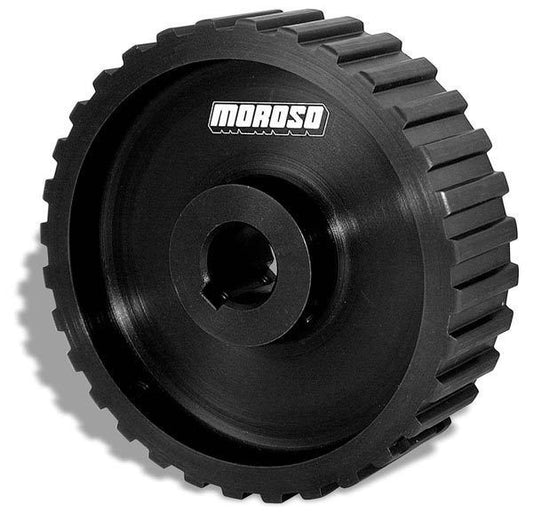 Moroso | MO23532 | Dry Sump Pump Gilmer Drive Pulley 32 Tooth Black Billet Alloy