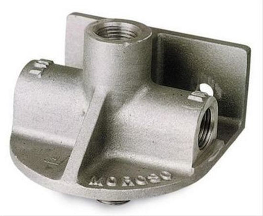 Moroso MO23710 Remote Mount Oil Filter Accepts Ford/Chrysler V8 Type Spin-On Filters