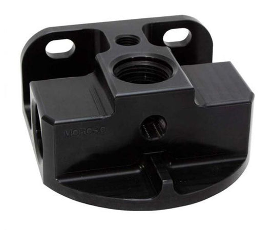 Moroso | MO23763 | Billet Oil Filter Mount, Side Port Type