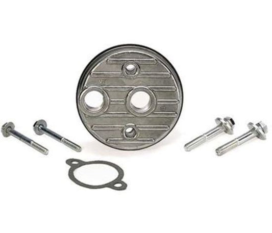 Moroso MO23770 Adapter Oil Filter Bypass Bolt-On Aluminium Natural 1/2 In. Npt Inlet/Outlet Kit