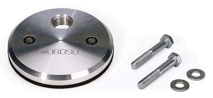 Moroso MO23840 Oil Filter Block-Off Plate Suit Chev Small & Big Block V8