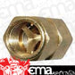 Moroso MO23875 Oil Check Valve One Way 1/2" Npt Female To 1/2" Npt Female Brass