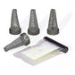 Moroso MO23965 Filter Fitting Screen Kit.817" Od X 1.75" Long 4 Pack Inc Epoxy