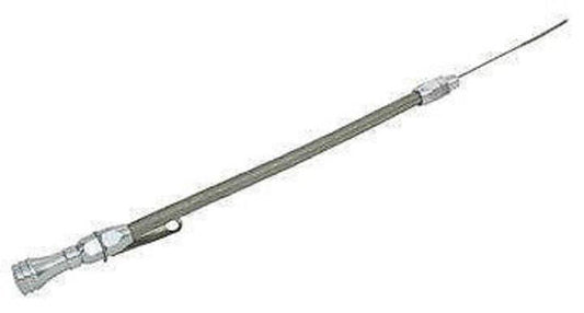 Moroso MO25971 Flexible 14" Braided S/Steel Engine Dipstick Universal 1/4" Npt