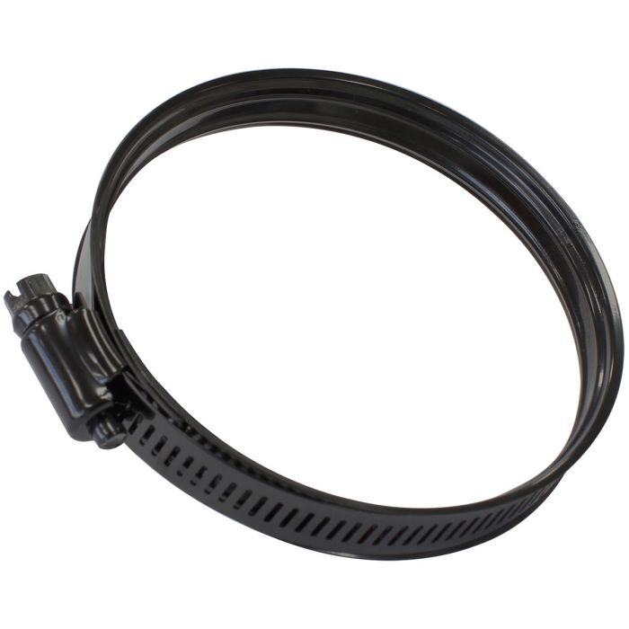 Aeroflow Performance Products AF28-4865BLK Constant Tension Dual Bead Black Stainless Hose Clamp 48mm (1.88") to 65mm (2.55") Clamping Range