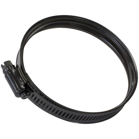 Constant Tension Dual Bead Black Stainless Hose Clamp 48mm (1.88") to 65mm (2.55") Clamping Range