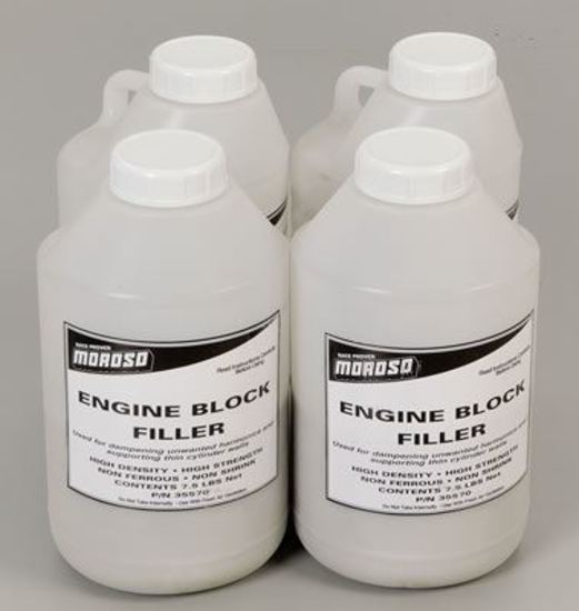 Moroso MO35570 Engine Block Filler; 4 1-Gallon Containers;