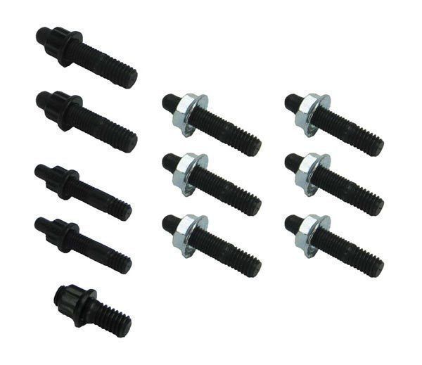 Moroso MO38361 Oil Pan Stud Kit 12 Point Nuts Suit Chev BB