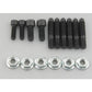 Moroso MO38387 Oil Pan Studs Black Oxide Hex Nut Chevy Big Block Kit