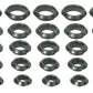 Moroso MO39050 Assorted RuBBer Firewall Grommets 20 Pieces In Storage Case