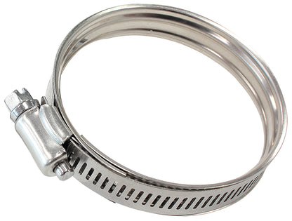 Aeroflow Performance Products AF28-7895 Constant Tension Dual Bead Stainless Hose Clamp (78mm (3.07") to 95mm (3.74") Clamping Range)