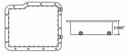Moroso MO42000 Transmission Pan 3.08" Deep Fabricated Alloy Suits GM Powerglide