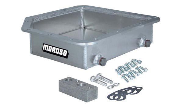 Moroso MO42010 GM Turbo 350 Transmission Pan 3" Depth Fabricated Alloy