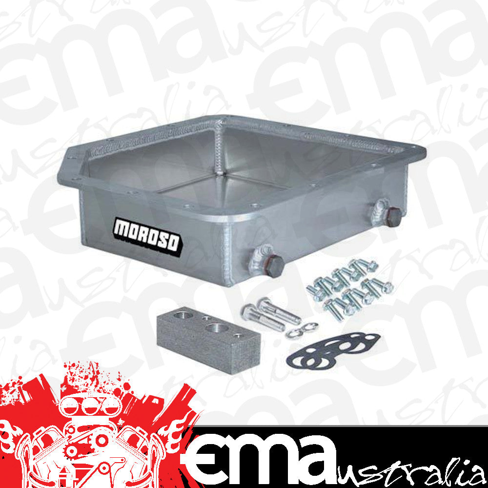 Moroso MO42010 GM Turbo 350 Transmission Pan 3" Depth Fabricated Alloy