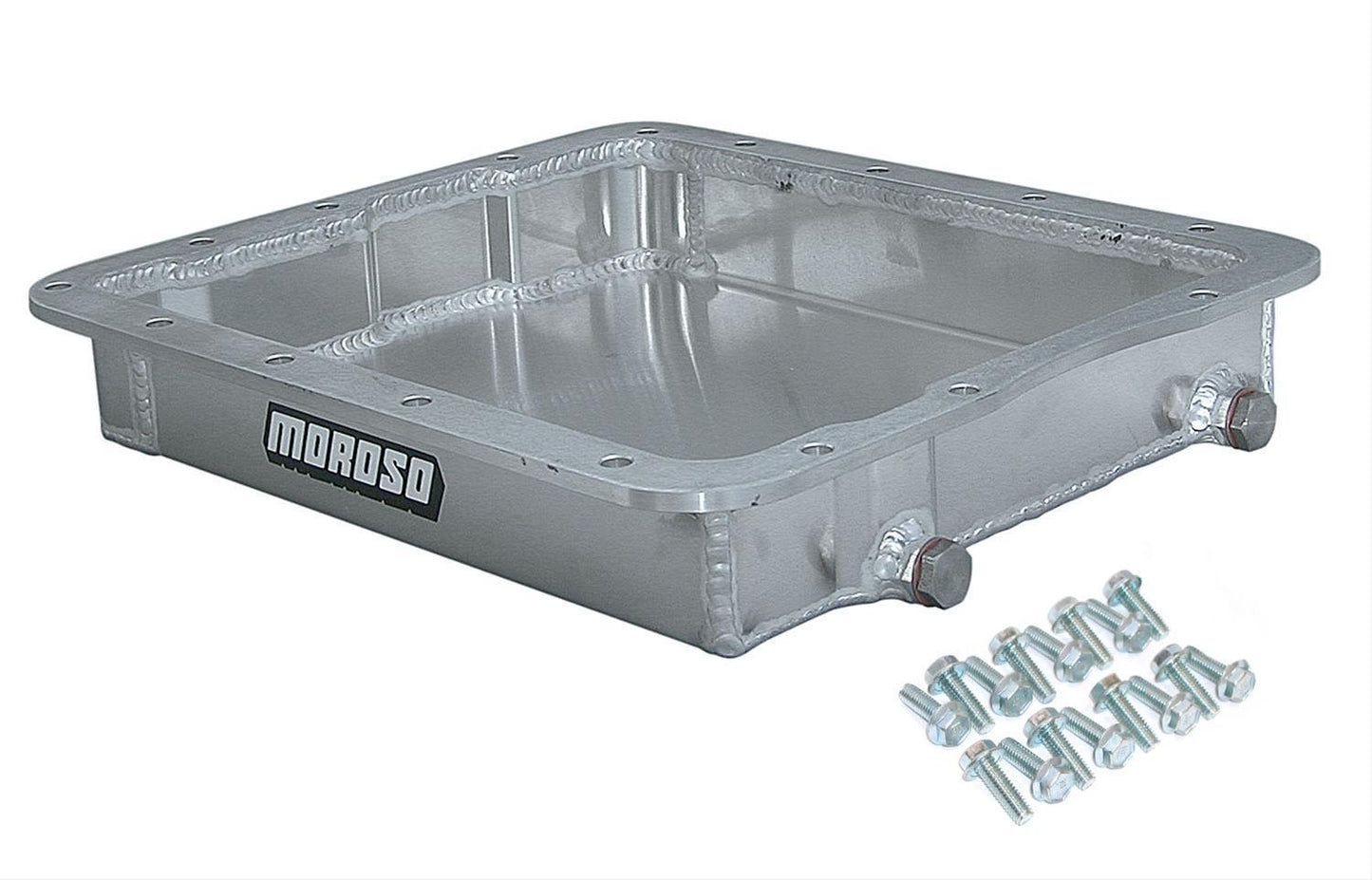 Moroso MO42025 GM 700R4 Transmission Pan 2.375" Deep Fabricated Alloy