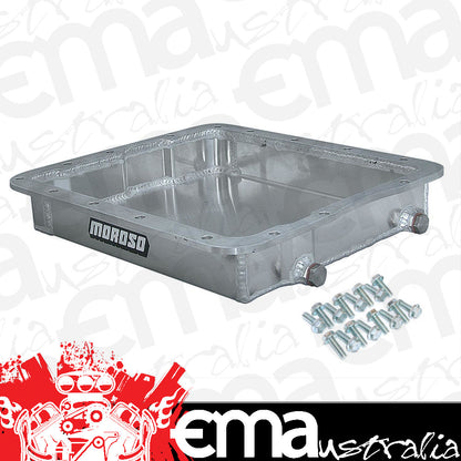 Moroso MO42025 GM 700R4 Transmission Pan 2.375" Deep Fabricated Alloy