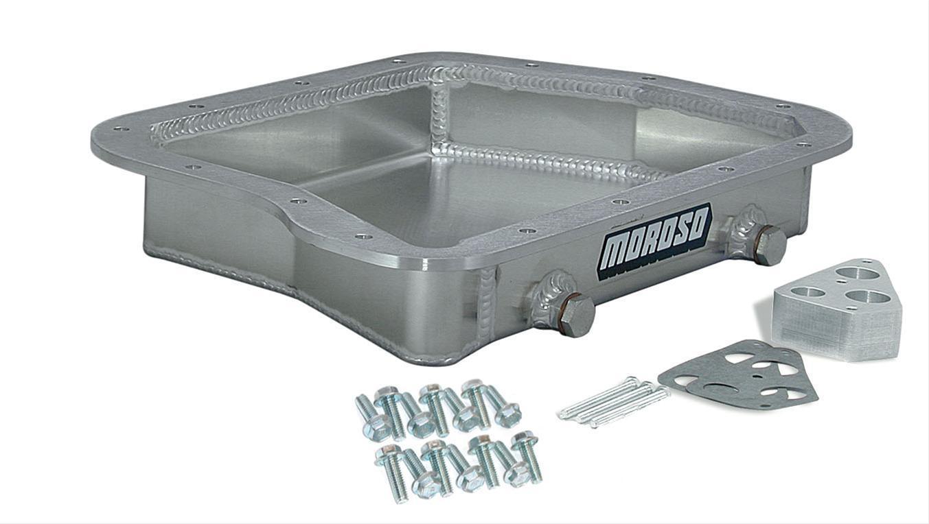 Moroso MO42080 Torqueflite 727 Transmission Pan 2.33" Deep Fabricated Alloy
