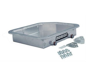 Moroso MO42090 Transmission Pan; Chrysler A-904 Trans; Use w/Fram Filter Pn[Ft1039]; 2.250 In. Depth; Incl. Magnetic Drain Plugs/Mounting Hardware/Fil