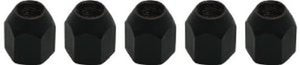 Moroso MO46320 Wheel Nuts 3/4" Hex 7/16" -20 Thread Black Oxide 5 Pack