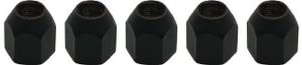 Moroso MO46340 Wheel Nuts 7/8" Hex 5/8"-18 Lh Thread Black Oxide 5 Pack