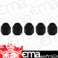 Moroso MO46345 Wheel Nuts 19Mm Hex 12Mm X 1.5 Thread Black Oxide 5 Pack