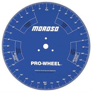 Moroso MO62191 18" "Pro-Wheel" Degree Wheel Blue