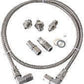 Aeroflow AF30-1004 Universalersal Turbo Oil Feed Line -3AN Line Kit. 1 Meter Long