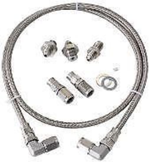 Aeroflow AF30-1004 Universalersal Turbo Oil Feed Line -3AN Line Kit. 1 Meter Long