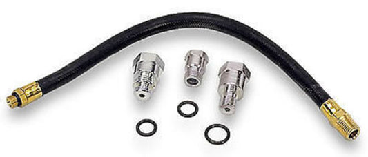 Moroso MO62385 Spark Plug Air Hose Kit 12" 14Mm & 18Mm Thread Adapters