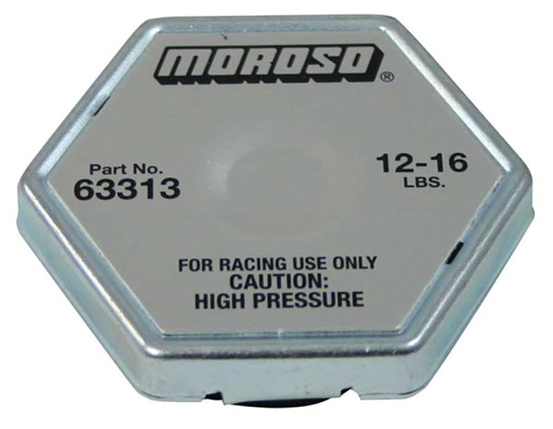 Moroso MO63313 Racing Radiator Cap (12-16 Lbs)