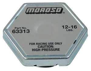 Moroso MO63313 Racing Radiator Cap (12-16 Lbs)