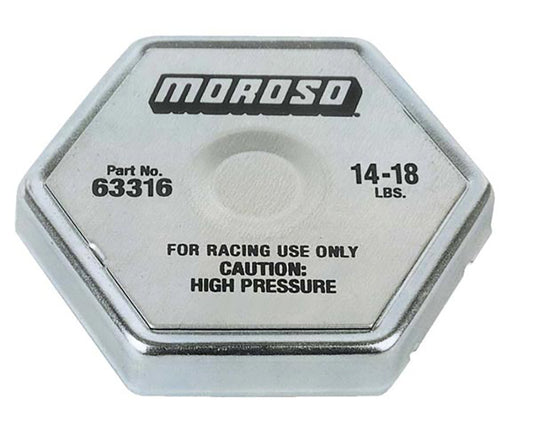 Moroso MO63316 Racing Radiator Cap (14-18 Lbs)
