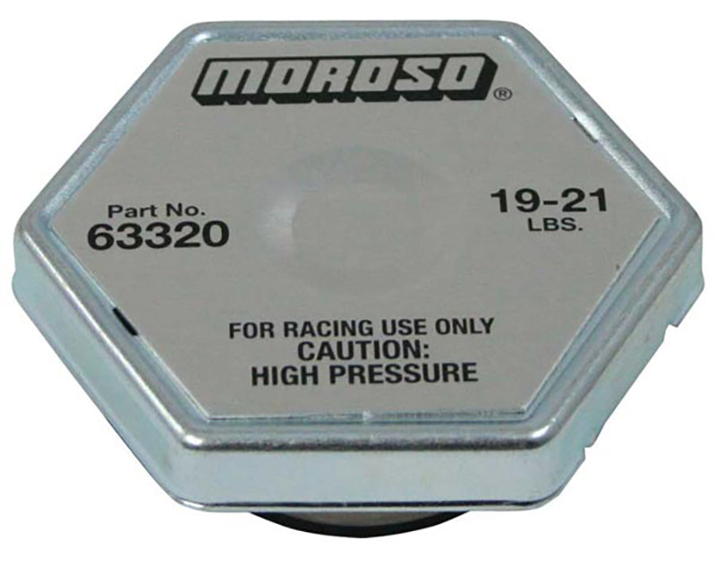 Moroso MO63320 Racing Radiator Cap (19-21 Lbs)