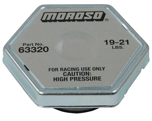 Moroso MO63320 Racing Radiator Cap (19-21 Lbs)