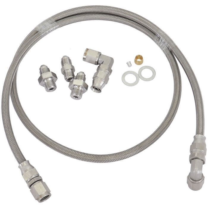 Aeroflow Performance AF30-1010 Universal -4AN Turbo Oil Line Kit