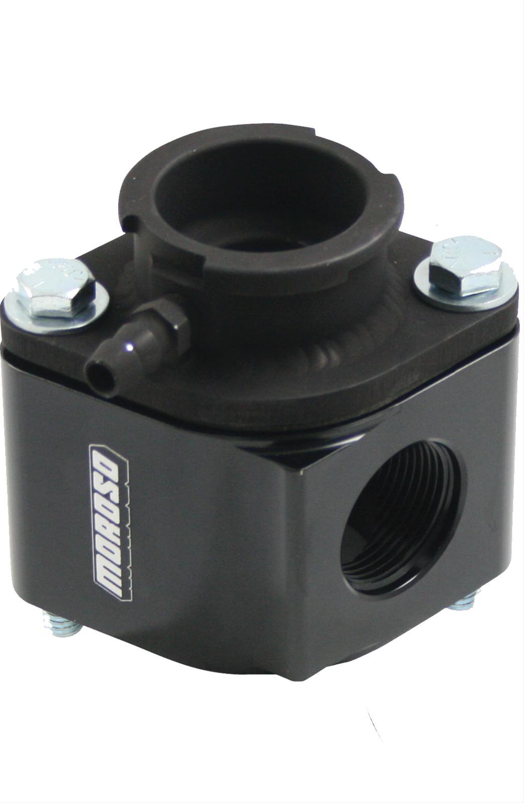 Moroso MO63424 Manifold Filler Neck Housing 90ƒ????¶ô¶ÝÇ??Ç?Çî Chev V8 Black