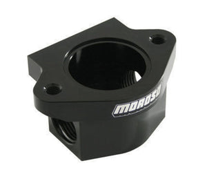 Moroso MO63426 Remote Water Neck Thermostat Housing Black Billet Alum