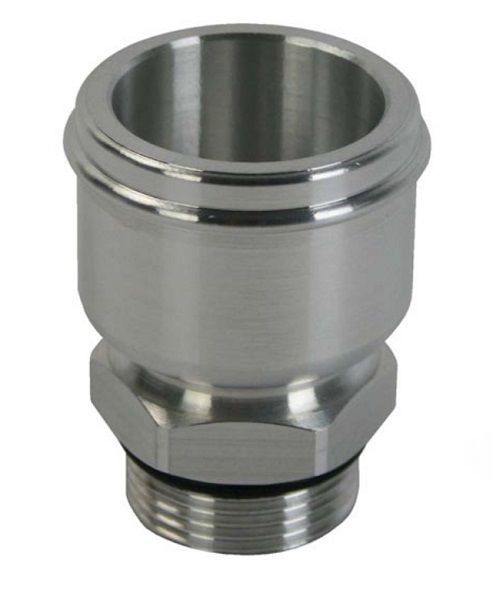 Moroso MO63523 Electric Water Pump Hose Inlet Billet Alloy -16An To 1-3/4" Hose