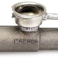 Moroso MO63740 Radiator Hose Filler Inline Aluminium Natural 1.5 In./1.25 In. (each)